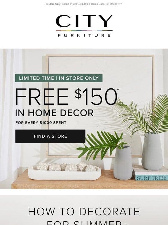 Want Free Home Decor? Here’s How →