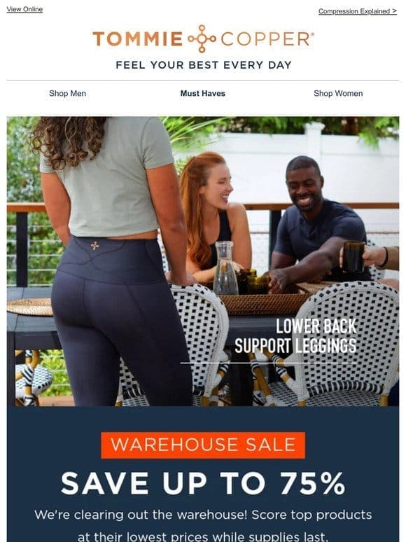 ? Warehouse Deals Unleashed | Save Up to 75%!