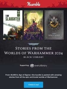 Warhammer fans: here’s your Black Library card