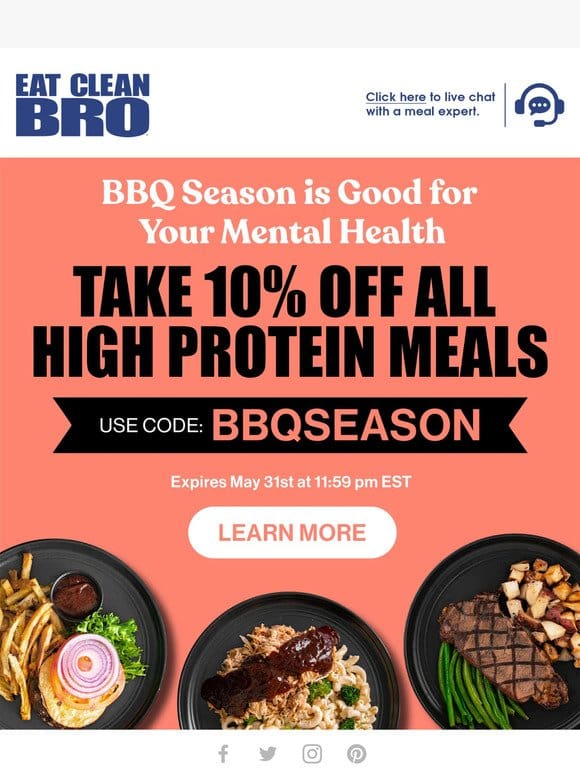 Warm Weather， BBQs and 10% Off ?