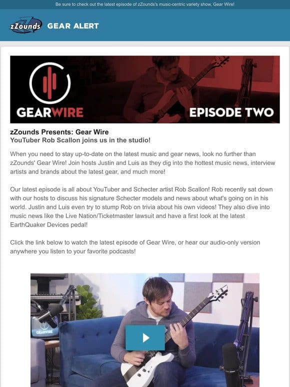 Watch Now: Gear Wire Episode 2 With Rob Scallon + EQD Unboxing