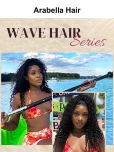 Wavy hairstyles are at one with nature