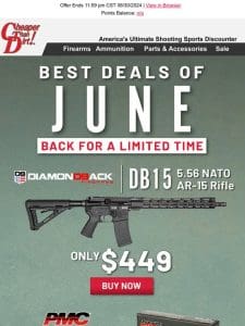 We Have a Limited Supply of Our Best Deals of June!