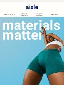 We are into material things