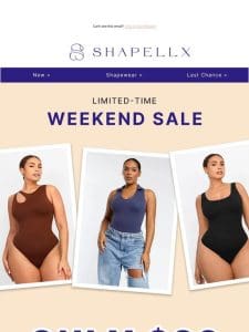 Weekend Sale- Eco bodysuits only $29!