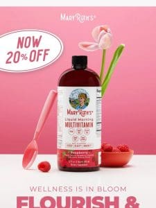 Wellness is Blooming: 20% OFF ?