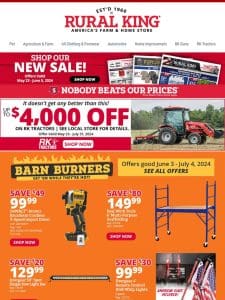 We’re Burning High Prices! Tool & Auto Savings: $49 Off DeWALT， $80 Off Scaffolding & More!