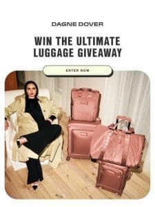 We’re giving away a dream luggage system.