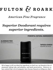 What makes our Aluminum-free Deo so great?