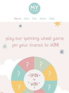 What saving will you score? Spin to find out.