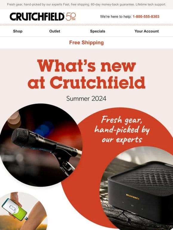 What’s new this summer at Crutchfield?