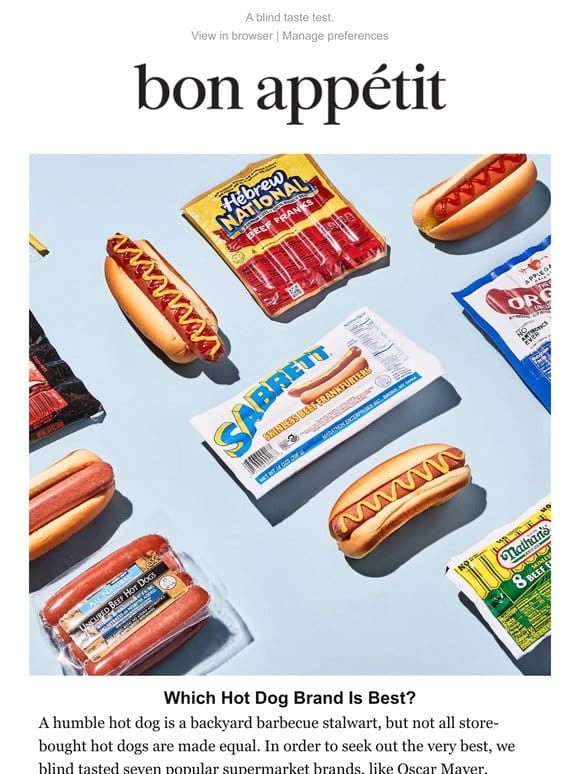 Which Hot Dog Brand Is the Best?