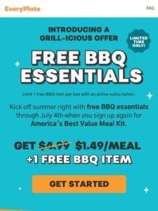 Who wants FREE BBQ Essentials?