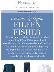 Why We Love: Eileen Fisher