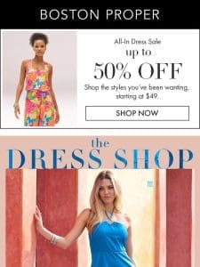 Yes， That Dress is ON SALE…And That One…And That One Too!
