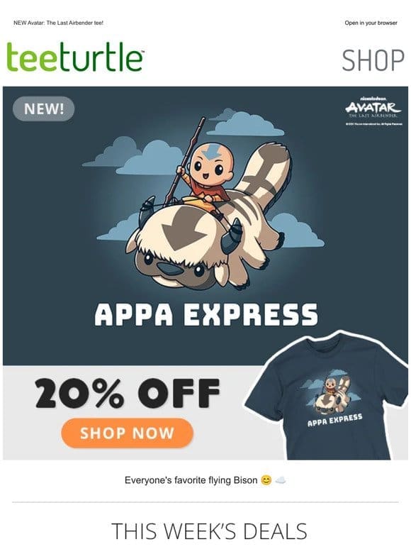 Yip yip! The Appa Express is here ? ??