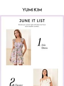 Your June Essentials