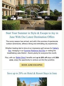 Your Summer Starts Here With Our June Offers Round-Up! ??