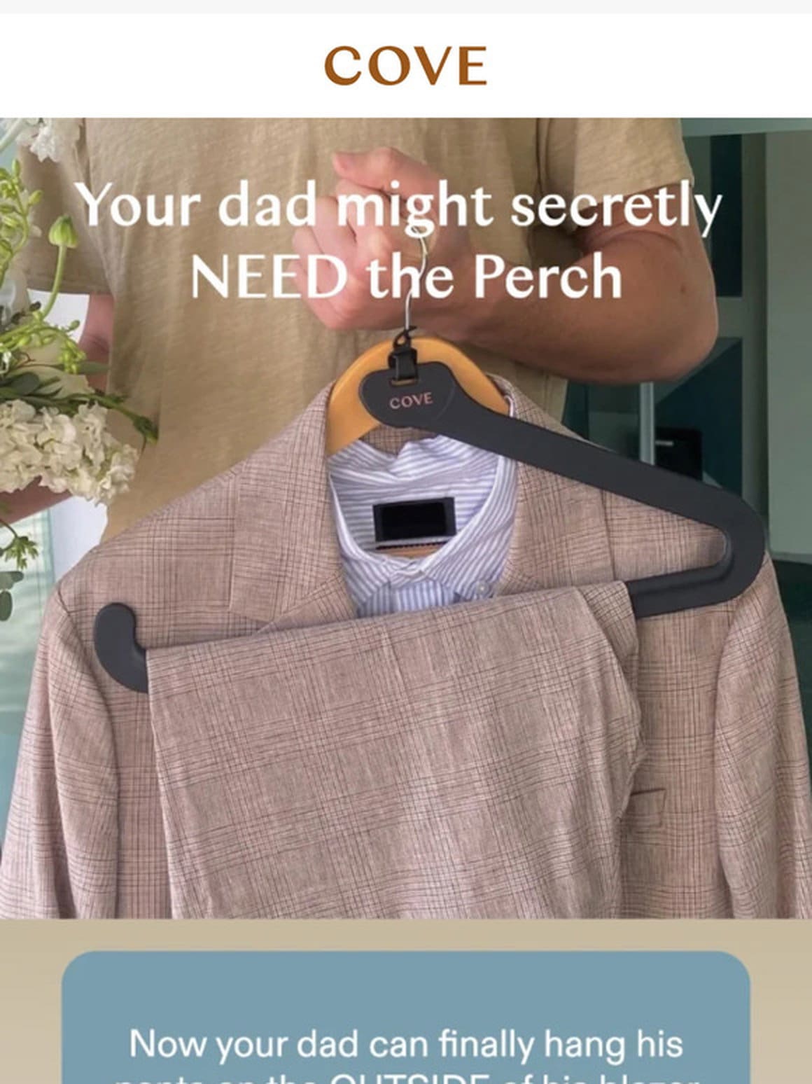 Your dad actually might LOVE the perch