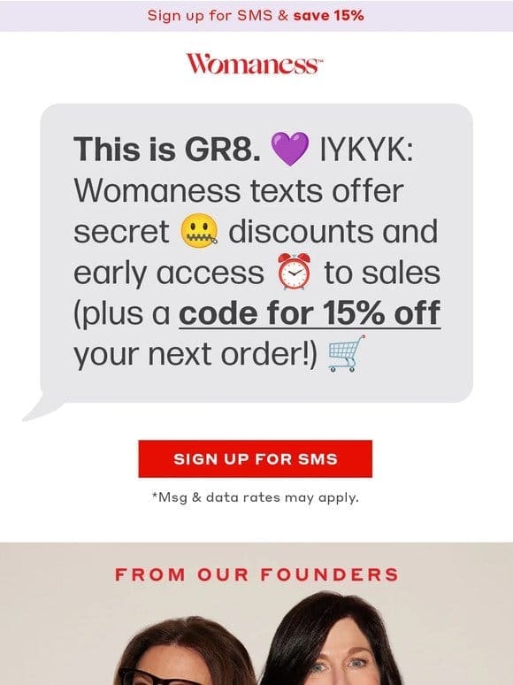 Your easiest 15% off ever ?