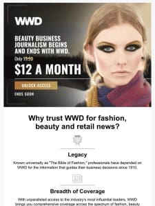 Your leading source for business news on beauty brands.