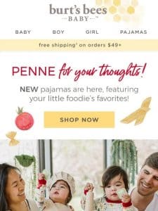 Your little foodie will love these new pajamas!