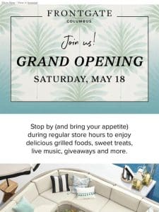 You’re Invited! Join us for our Grand Opening Event!