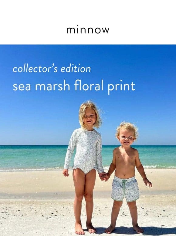 a favorite print returns: sea marsh floral