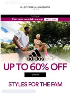 ? adidas SALE ? Up To 60% Off