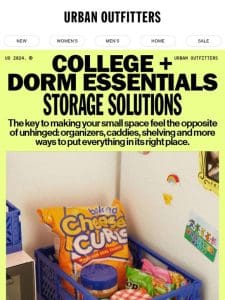 dorm storage solutions: ✔️