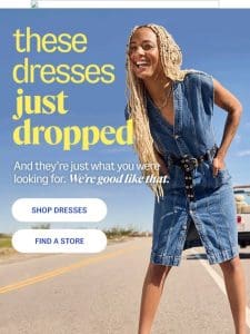 dresses for $29.99*