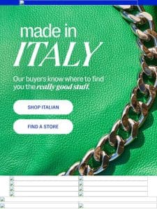 ? made in italy ?