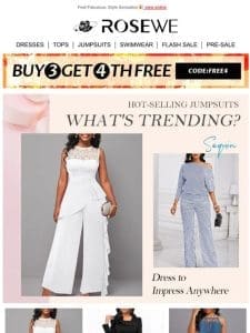 nbeatable Prices， Hot Jumptsuit Must-Haves!