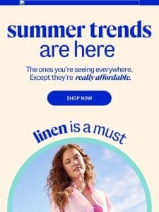 these summer trends are *good*