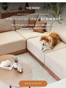 ⌛ Memorial Day Blowout is expiring!