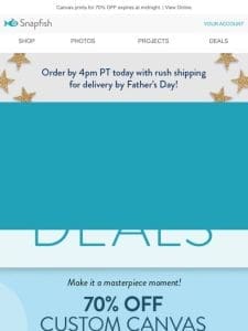 ⏰ Last chance to get rush shipping for Father’s Day!