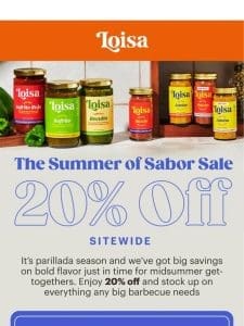 ☀️The Summer of Sabor Sale ☀️