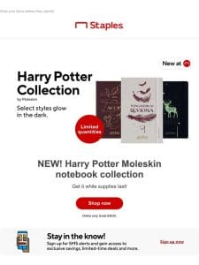 ⚡ Attention all wizards! Introducing the new Harry Potter Collection.