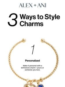 ✨ NEW ✨ 3 Ways to Style Charms
