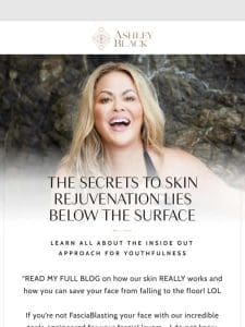 ✨The Secret To Skin Rejuvenation Lies Below The Surface!