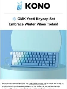 ❄ GMK Yeeti Keycap Set: Embrace Winter Vibes Today!