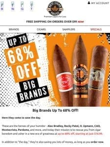 ⭐ Big Brands Up To 68% Off ⭐