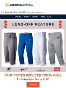 1-Day Deals On Top-Selling Pants. Styles Starting At $14