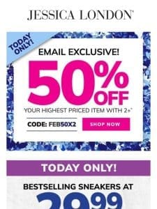 ? (1) NEW Notification: 50% OFF Code Inside!