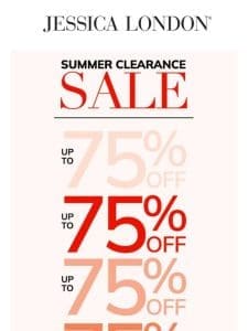 (1) NEW Notification: Cool Down With Clearance Up to 75% Off! ?