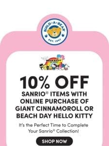 10% Off Sanrio® Collection Online