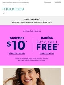 $10 bralettes to celebrate National Lingerie Day ?