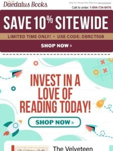 10% off + Big Bargains for Young Readers