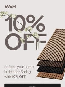 10% off every single thing