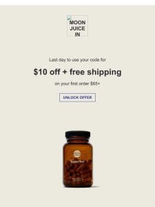 $10 off + free shipping